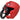 Casque grille amovible RDX rouge.