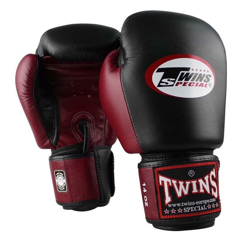 Gants de boxe Twins BGVL 3 noir et bordeaux
