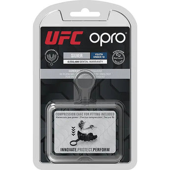 Protège dents UFC SILVER Blanc Argent