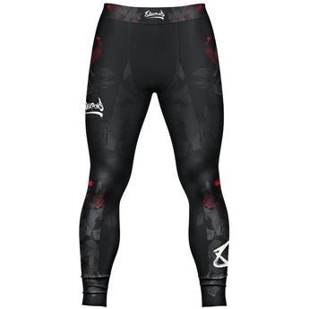 Pantalon de compression 8 WEAPONS, HIT 2.0, Black Red.