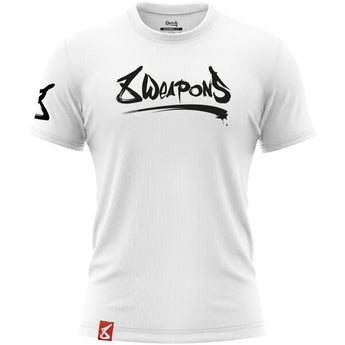 T-Shirt 8WEAPONS ULIMITED 2.0 White Black.