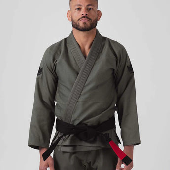 Kimono JJB Kingz The ONE Jiu Jitsu Gi Vert militaire + Ceinture blanche Kingz