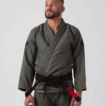 Kimono JJB Kingz The ONE Jiu Jitsu Gi Vert militaire + Ceinture blanche Kingz