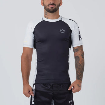 Rashguard Kingz Ranked Performance V2 S/S - White