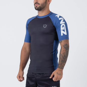 Rashguard Kingz Ranked Performance V2 S/S - Blue