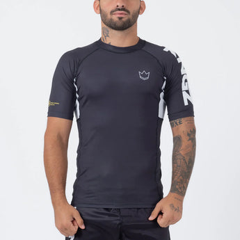 Rashguard Kingz Ranked Performance V2 S/S - Black