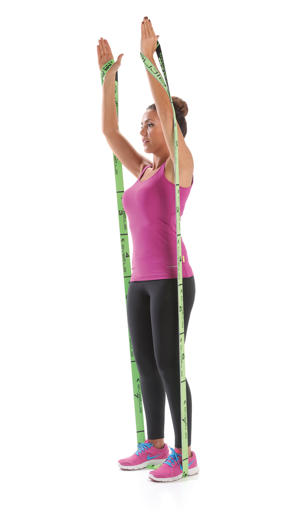 Sveltus Multi Elastiband 15kg Violet & Elastiband 10kg Jaune - Lot D'Élastiques De Résistance