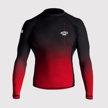 Rashguard Ghost Noir/Rouge - Wicked One