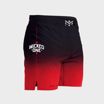 MMA Short Ghost Noir/Rouge - Wicked One