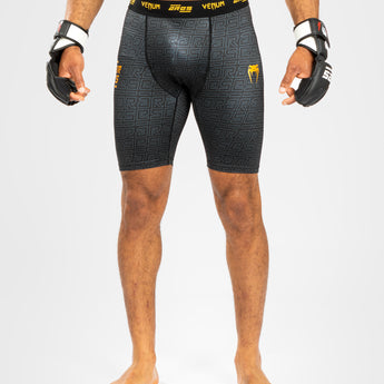 Short de Compression Vale Tudo Venum x Ares - Noir/Or