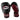 Gants de boxe TWINS BGVL 3 Black/Wine Red