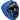 Casque grille amovible RDX bleu.