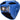 Casque grille amovible RDX bleu.