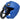 Casque grille amovible RDX bleu.