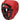Casque grille amovible RDX rouge.