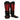 Protège tibias et pieds KING PRO noir/rouge "REVO 8"